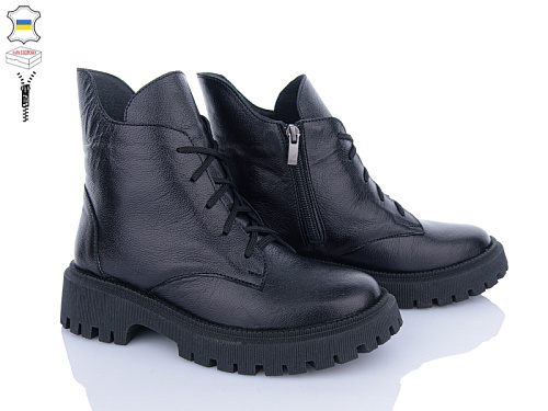 Ботинки Viscala 27216 чорний шк. в магазине Фонтан Обуви