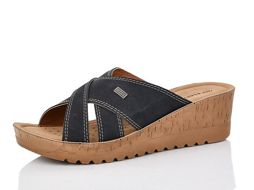 Шлепанцы Gurkem 329574 чорний в магазине Фонтан Обуви