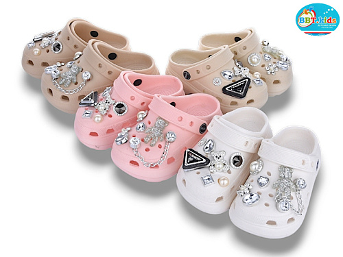 Кроксы Bbt A9134-2 mix в магазине Фонтан Обуви