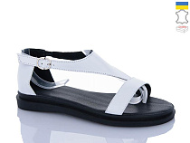 Босоножки Garti 922 білий шкіра в магазине Фонтан Обуви