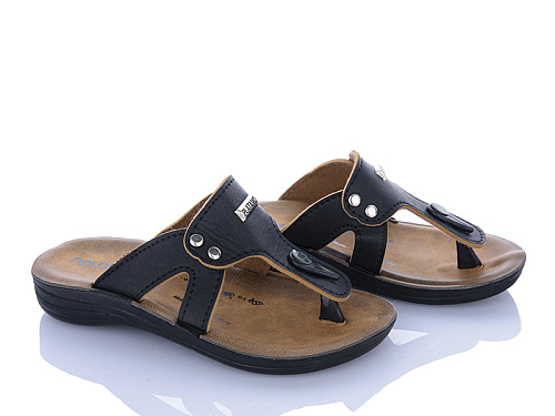 Шлепанцы Shoesviento Polomax чорний в магазине Фонтан Обуви