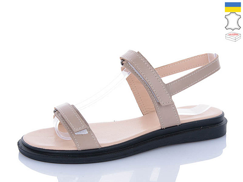 Босоножки Sali 1108 капучино чор-п. в магазине Фонтан Обуви