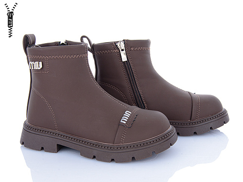 Ботинки Clibee A8581-18 brown в магазине Фонтан Обуви