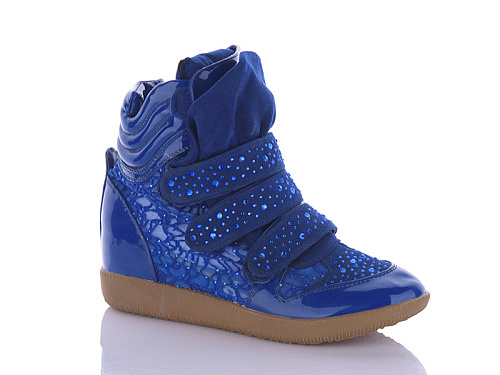Сникерсы Miss Ilonna 16 синий в магазине Фонтан Обуви
