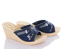 Шлепанцы Gurkem WD284 синій в магазине Фонтан Обуви