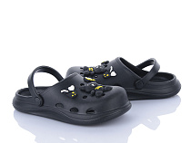 Кроксы Soylu KR08 black в магазине Фонтан Обуви