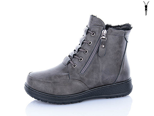 Ботинки Aba 60922 grey в магазине Фонтан Обуви