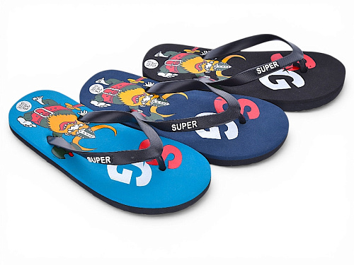 Шлепанцы Super Gear 01-9448 mix в магазине Фонтан Обуви