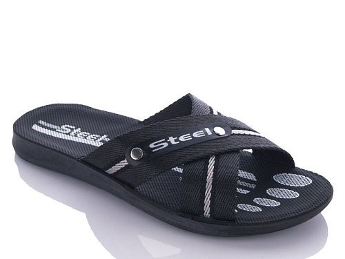 Шлепанцы Demur TRK STL1 black в магазине Фонтан Обуви