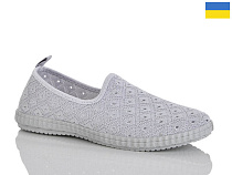 Слипоны Demur 6650 сірий в магазине Фонтан Обуви