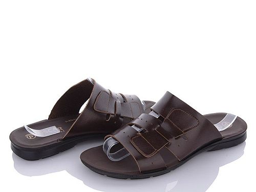 Шлепанцы Oskar ШF sport brown 4 в магазине Фонтан Обуви