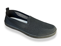 Слипоны Rai Shoes F09-005 чорний в магазине Фонтан Обуви