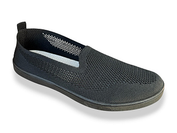 Слипоны Rai Shoes F09-005 чорний в магазине Фонтан Обуви