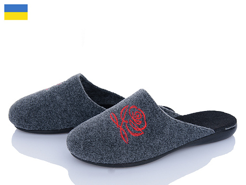 Тапочки Inblu 105-3 сірий в магазине Фонтан Обуви