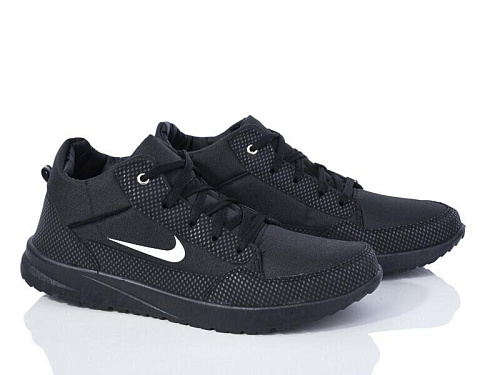 Кроссовки Malibu 102 фліс чорний-2025 в магазине Фонтан Обуви