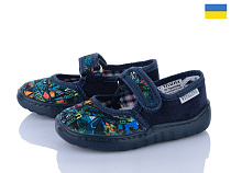 Тапочки Soylu V1-11 football т.синій в магазине Фонтан Обуви