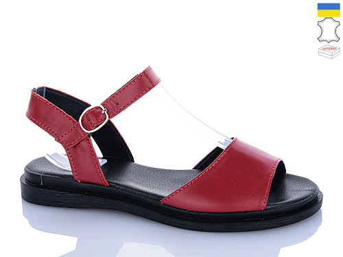 Босоножки Sali 508 червоний чор-п. в магазине Фонтан Обуви