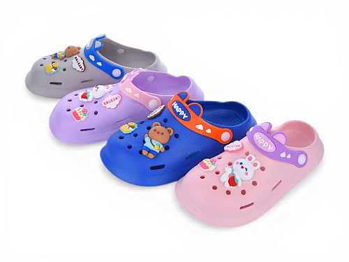 Кроксы M&L Alex13 NUO2069 mix в магазине Фонтан Обуви