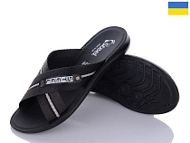 Шлепанцы Gurkem TRK2026-007 чорний-білий в магазине Фонтан Обуви