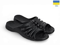 Шлепанцы Rai Shoes L104 чорний в магазине Фонтан Обуви