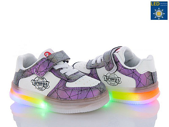 Кроссовки Apawwa NC61-1 purple LED в магазине Фонтан Обуви