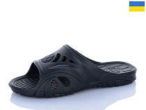 Шлепанцы Progress М'яч чорний в магазине Фонтан Обуви