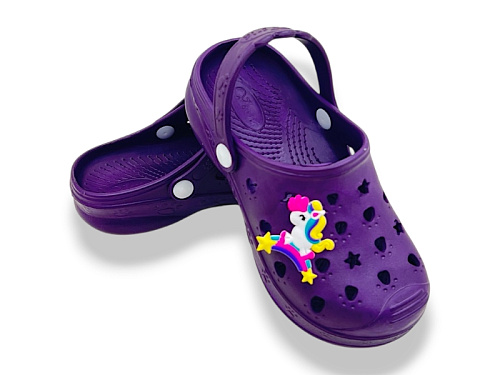 Кроксы Rai Shoes 81-82 фіолетовий в магазине Фонтан Обуви