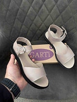 Босоножки 140 беж шкіра в магазине Фонтан Обуви