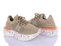 Кроссовки Violeta 197-180 khaki в магазине Фонтан Обуви