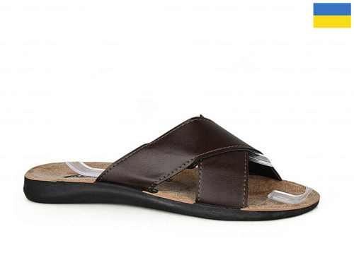 Шлепанцы Demur 2402 brown в магазине Фонтан Обуви