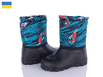 Сапоги Demur СПП Маквін синій-чорний-2025 в магазине Фонтан Обуви