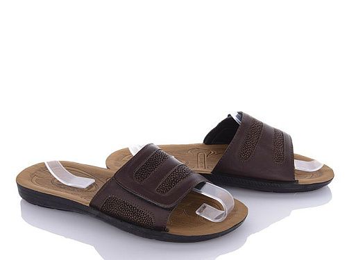 Шлепанцы Oskar Ш5001E brown в магазине Фонтан Обуви