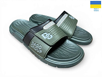 Шлепанцы Rai Shoes 704 хакі в магазине Фонтан Обуви