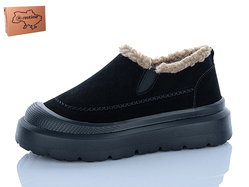 Туфли Restime AWZ26811 black в магазине Фонтан Обуви