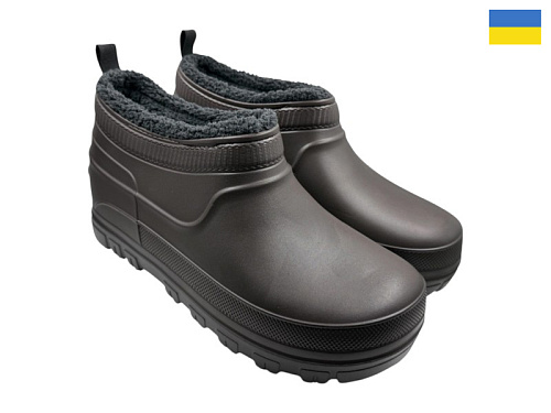 Галоши Rai Shoes 118 т.коричневий в магазине Фонтан Обуви