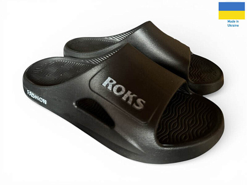 Шлепанцы Rai Shoes 511-010 чорний в магазине Фонтан Обуви