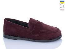 Туфли Sali 12 бордовий з чор-п. в магазине Фонтан Обуви