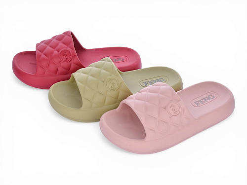 Шлепанцы Jh-Ян 5637 mix в магазине Фонтан Обуви