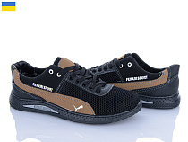 Кроссовки Paolla 222-3 чорний-св.коричневий в магазине Фонтан Обуви