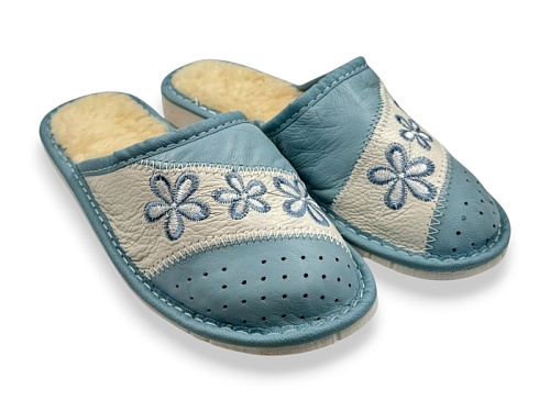 Тапочки Rai Shoes Капці 2 жін.бірюзовий в магазине Фонтан Обуви