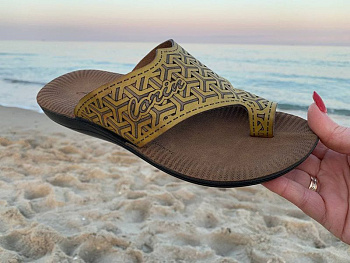 Шлепанцы Malibu MKD2701 camel в магазине Фонтан Обуви