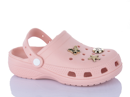 Кроксы Stt 20 персиковий (30-35) в магазине Фонтан Обуви