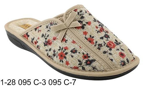 Тапочки женские 1-28 095 С-3 095 С-7 в магазине Фонтан Обуви