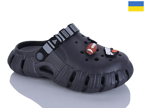 Кроксы Demur 6770 сірий в магазине Фонтан Обуви