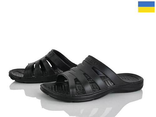 Шлепанцы Dago Прогресс М новий крабик чорний в магазине Фонтан Обуви