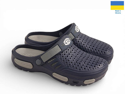 Кроксы Rai Shoes CM118 синій в магазине Фонтан Обуви