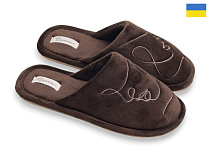 Тапочки Rai Shoes TD7102Ch шоколад в магазине Фонтан Обуви