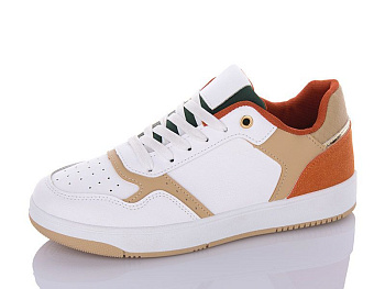 Кроссовки Qq Shoes BK60 white-beige в магазине Фонтан Обуви
