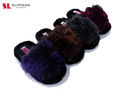 Тапочки Slipers 8176 mix в магазине Фонтан Обуви