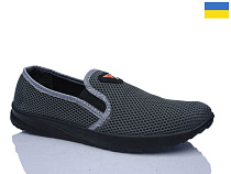 Слипоны Demur 6-144 сірий в магазине Фонтан Обуви